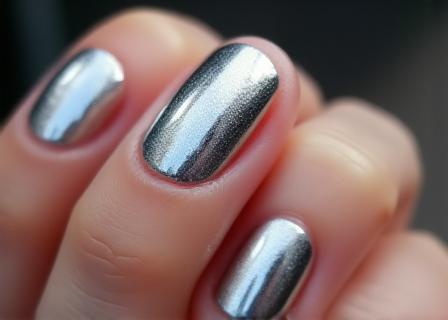 Ongles Effet Chromé